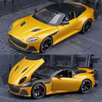 Aston Martin Gt - Diecast Metal Car - Scale 1:24