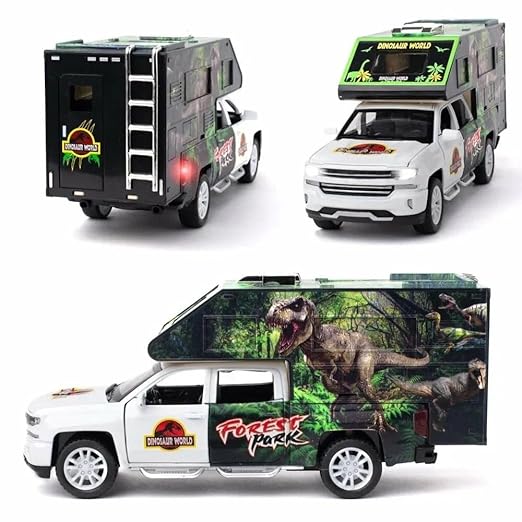 Jurassic Dinosaurs World - Diecast Metal Car - Scale 1:32