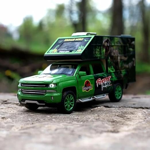 Jurassic Dinosaurs World - Diecast Metal Car - Scale 1:32