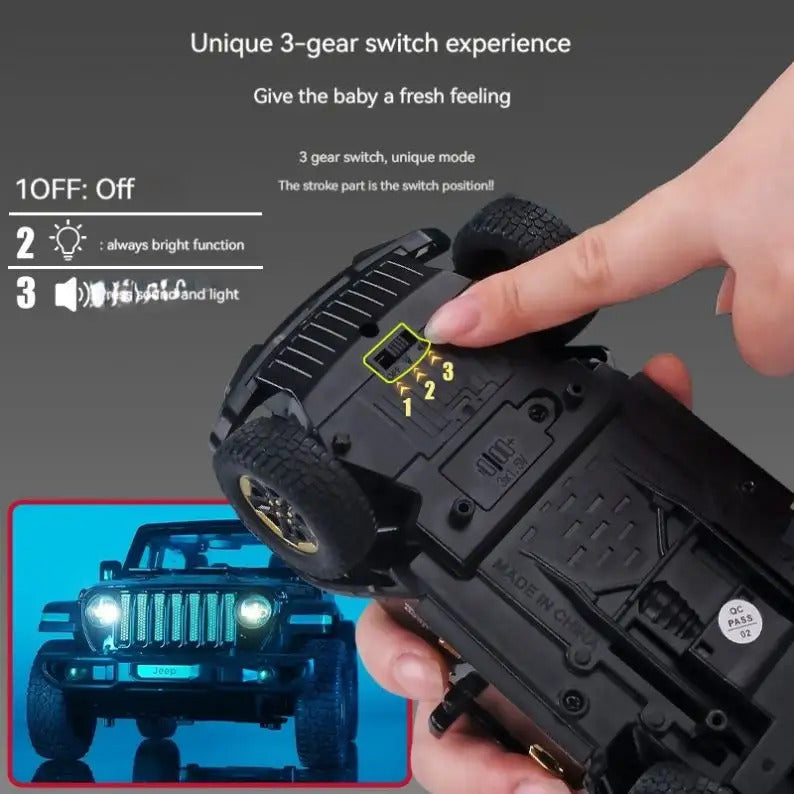 Jeep Wrangler Rubicon 1941 - Diecast Metal Car - Scale 1:24/1:32