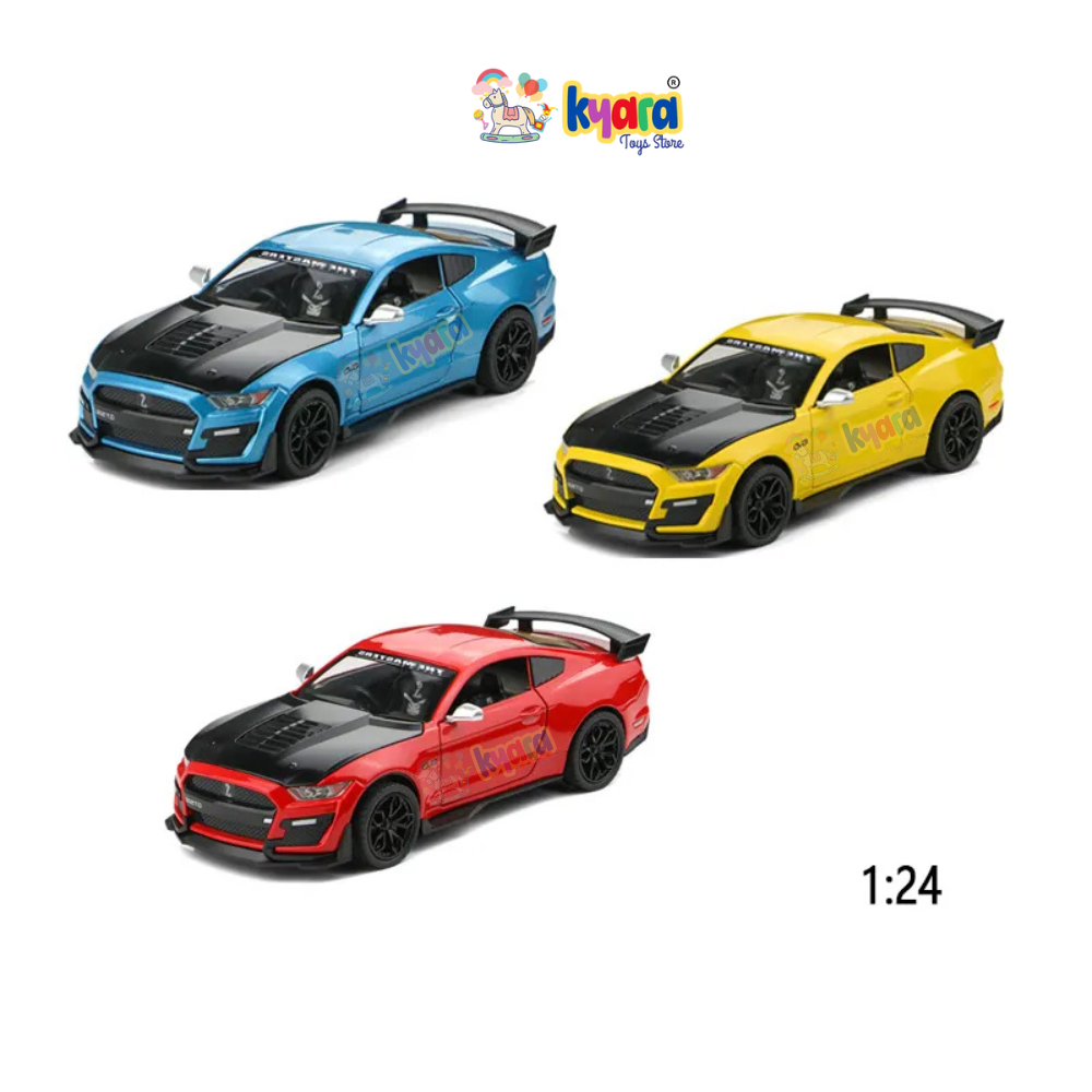Ford Mustang Viper Gt500 - Diecast Metal Car - Scale 1:24