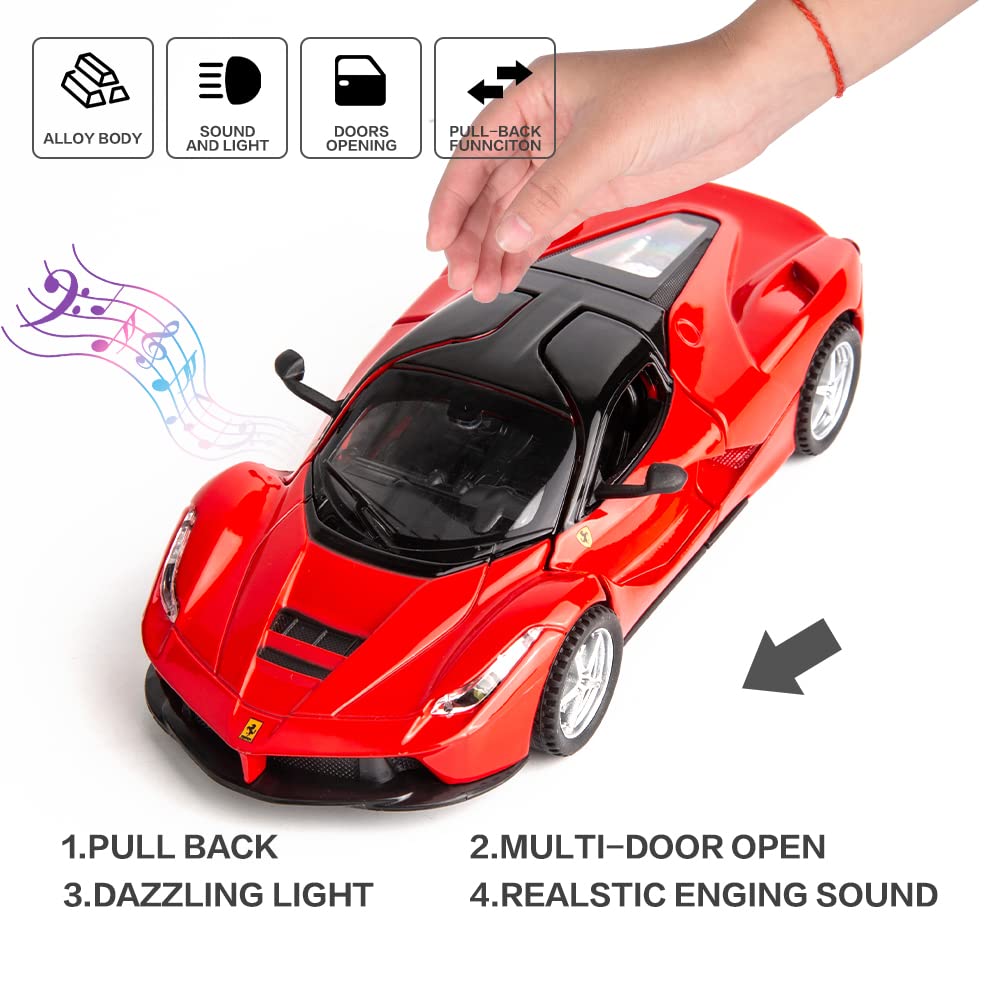 Ferrari Laferrari - Diecast Metal Car - Scale 1:24/1:32
