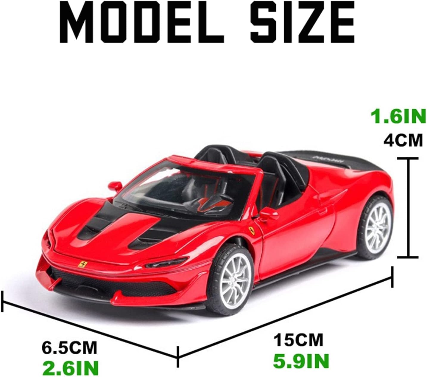 Ferrari J50 - Diecast Metal Car - Scale 1:24/1:32