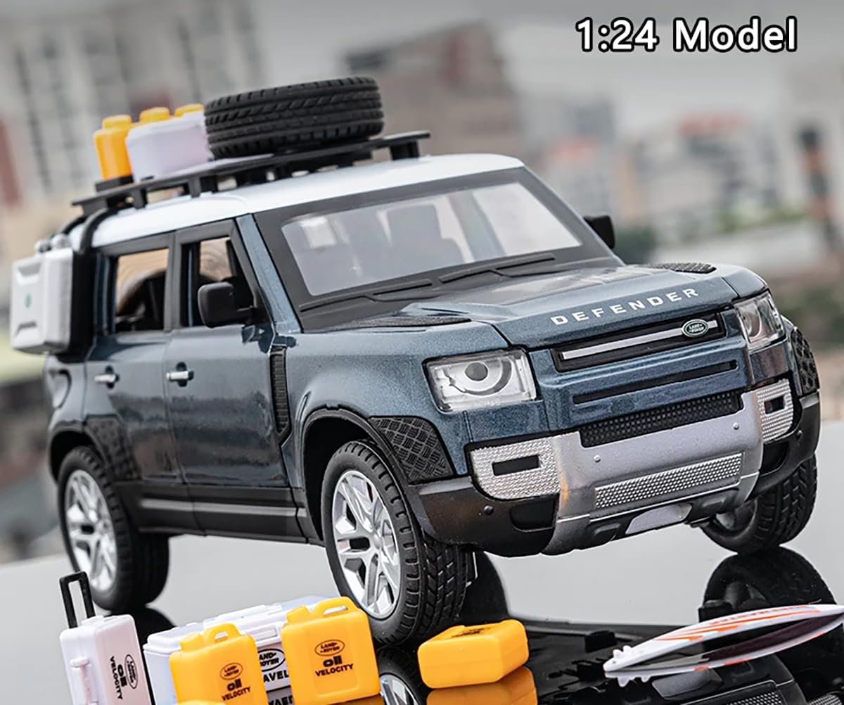 Defender Camping - Diecast Metal Car - Scale 1:24