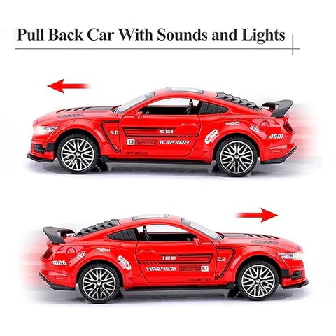 Mustang Scale Model - Diecast Metal Car - Scale 1:32