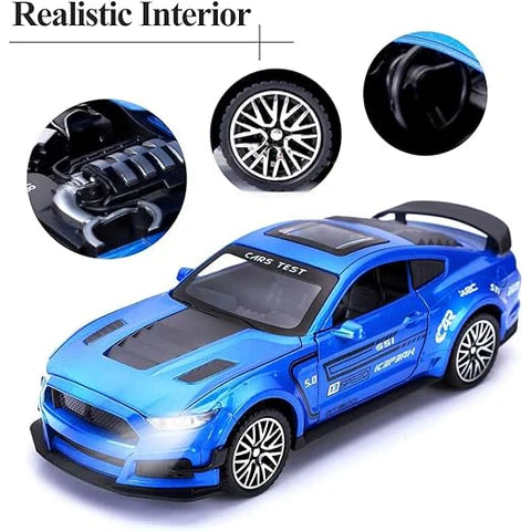 Mustang Scale Model - Diecast Metal Car - Scale 1:32