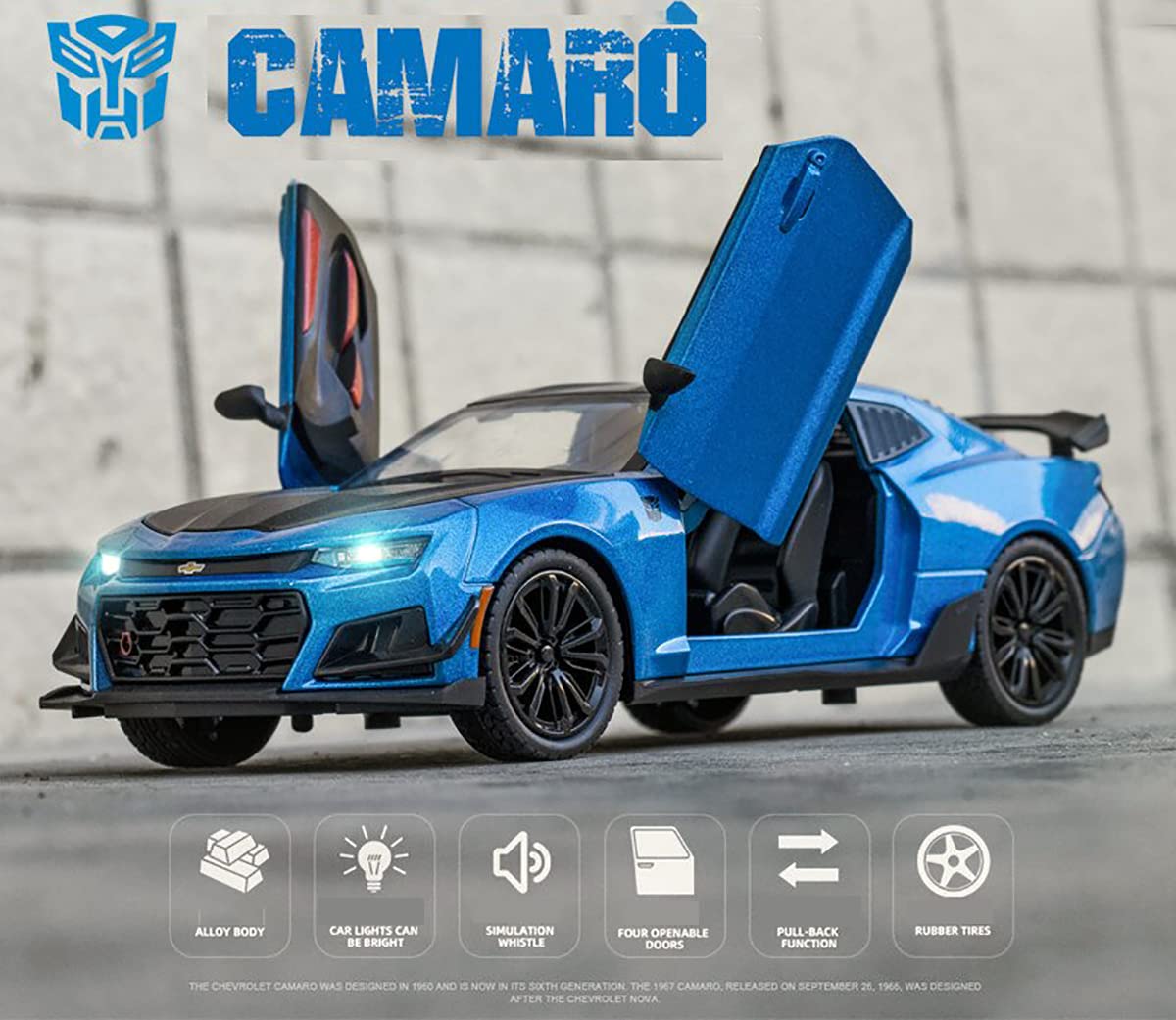 CHEVROLET CAMARO - Diecast Metal Car - Scale 1:32