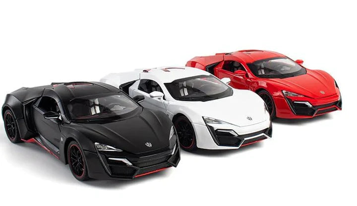 BIG SIZE HYPER SPORT- Diecast Metal Car - Scale 1:24