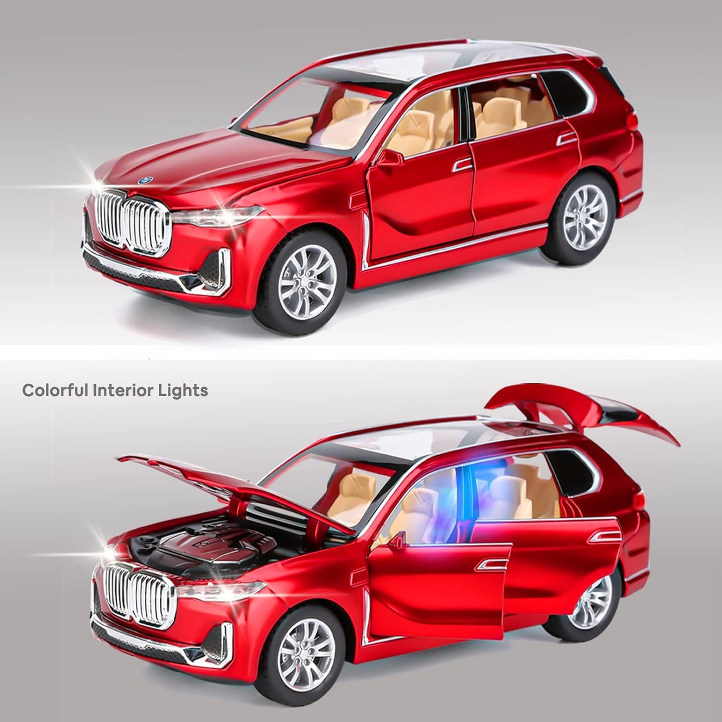Bmw X7 - Diecast Metal Car - Scale 1:24/1:32