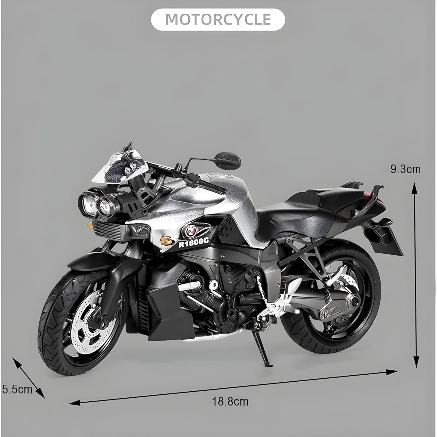 Bmw R1800c - Diecast Metal Car - Scale 1:24