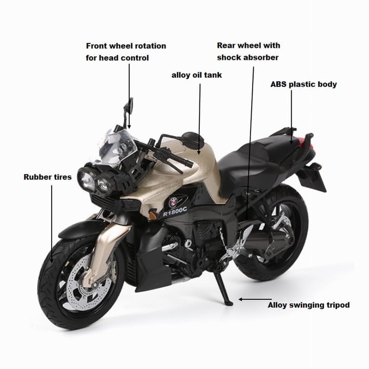 Bmw R1800c - Diecast Metal Car - Scale 1:24