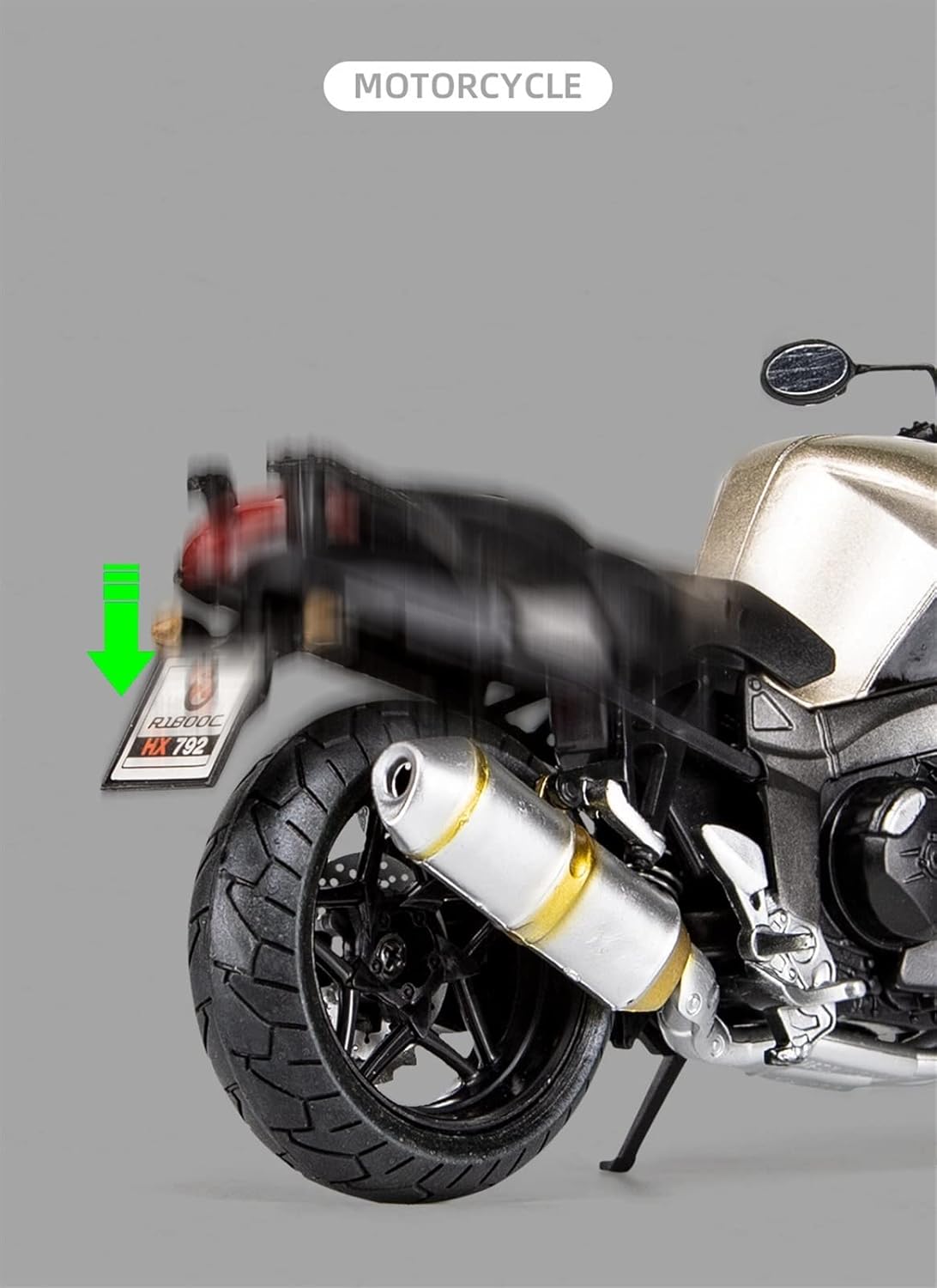 Bmw R1800c - Diecast Metal Car - Scale 1:24