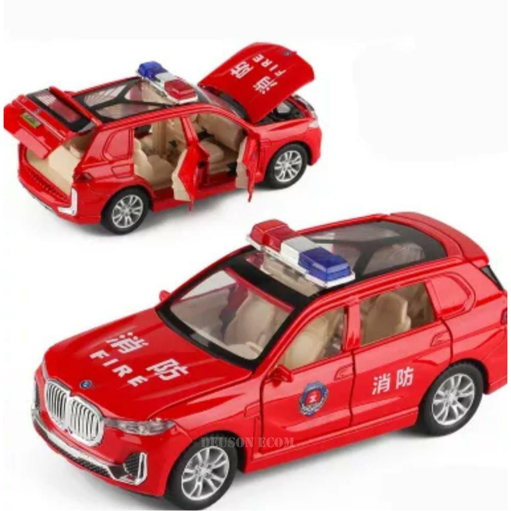 Bmw Police- Diecast Metal Car - Scale 1:32