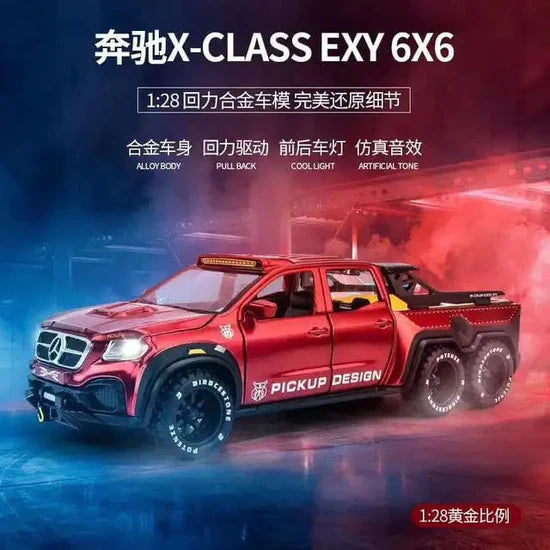 BIG SIZE MERCEDES AMG 6*6 - Diecast Metal Car - Scale 1:24