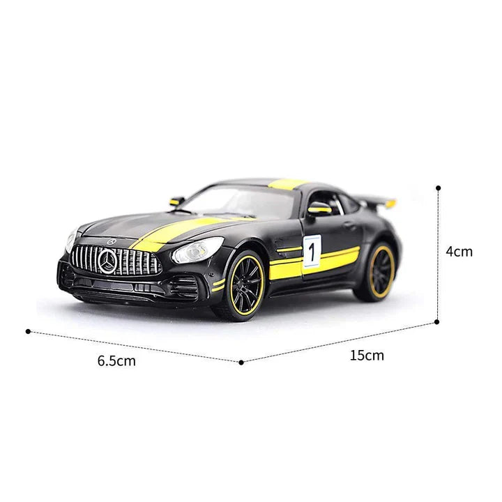 MERECDES BENZ AMG GTR RB - Diecast Metal Car - Scale 1:32