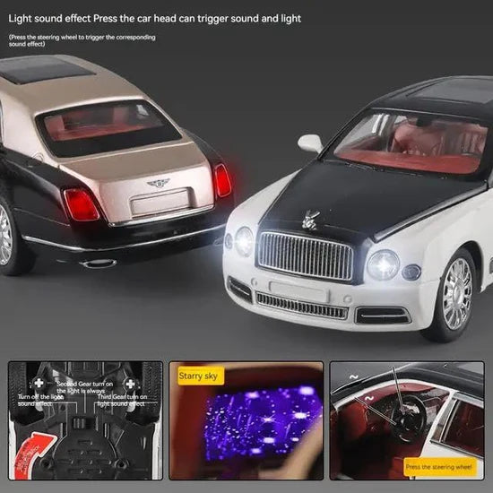 Bentley Mulsanne Scale Model Diecast Metalcar - All Size