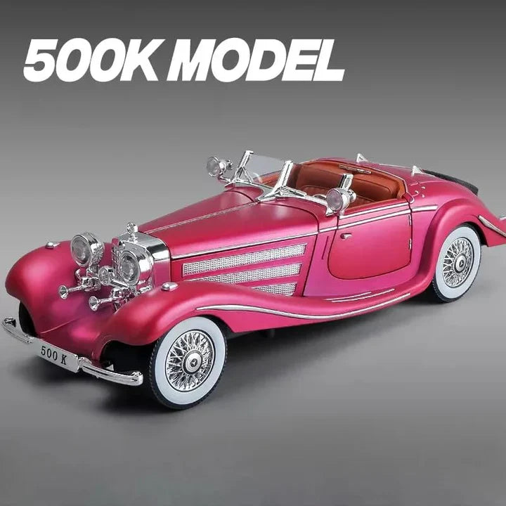 1936 Mercedes-Benz 500K - Diecast Metal Car - Scale 1:24