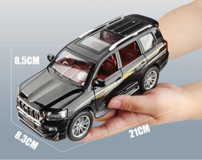 Toyota Land Cruiser Prado - Diecast Metal Car - Scale 1:32 / 1:24