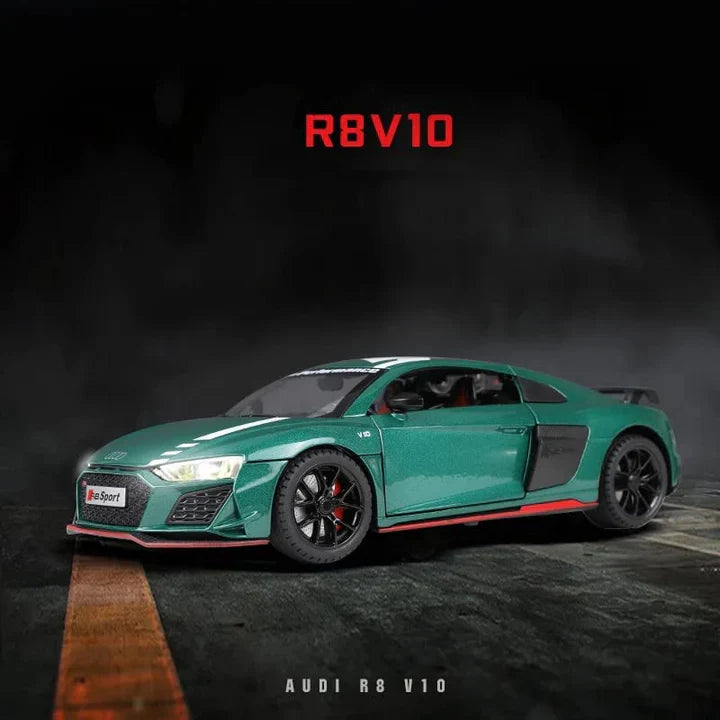 Audi R8 V10 - Diecast Metal Car - Scale 1:24/1:32