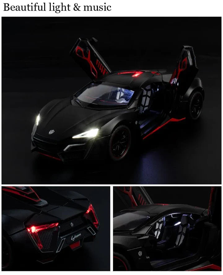 BIG SIZE HYPER SPORT- Diecast Metal Car - Scale 1:24