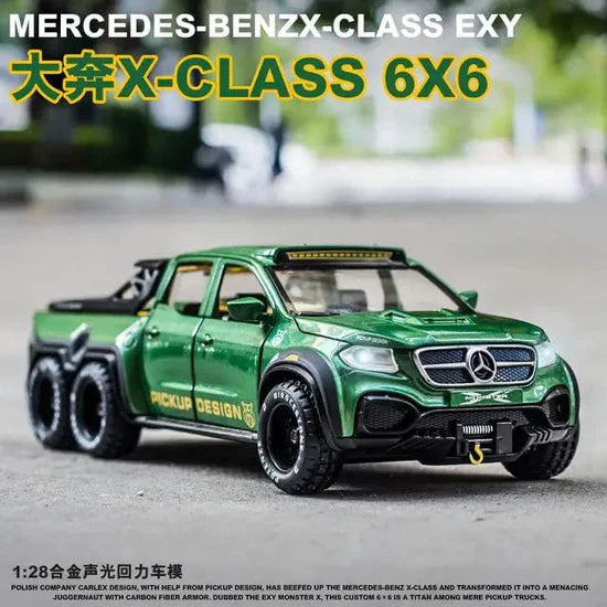 BIG SIZE MERCEDES AMG 6*6 - Diecast Metal Car - Scale 1:24