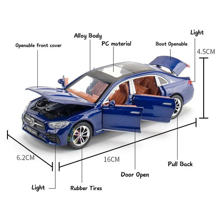 Mercedes-benz E300l - Diecast Metal Car - Scale 1:32