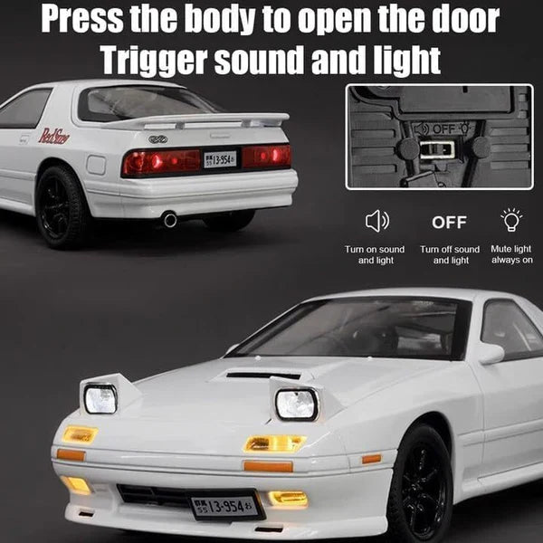 Mazda Savanna RX-7 - Diecast Metal Car - Scale 1:24