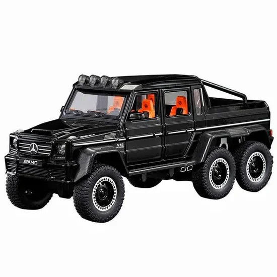 Mercedes 6x6 - Diecast Metal Car - Scale 1:24