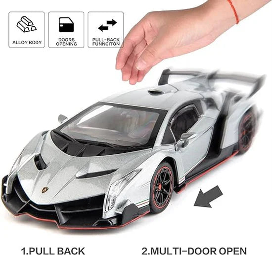 Lamborghini Veneno - Diecast Metal Car - Scale 1:24