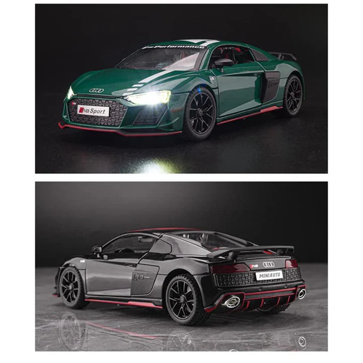 Audi R8 V10 - Diecast Metal Car - Scale 1:24/1:32