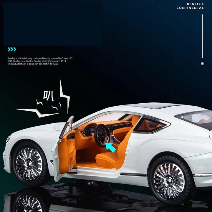 Bentley Continental Gt Scale Model Diecast Metalcar - All Size