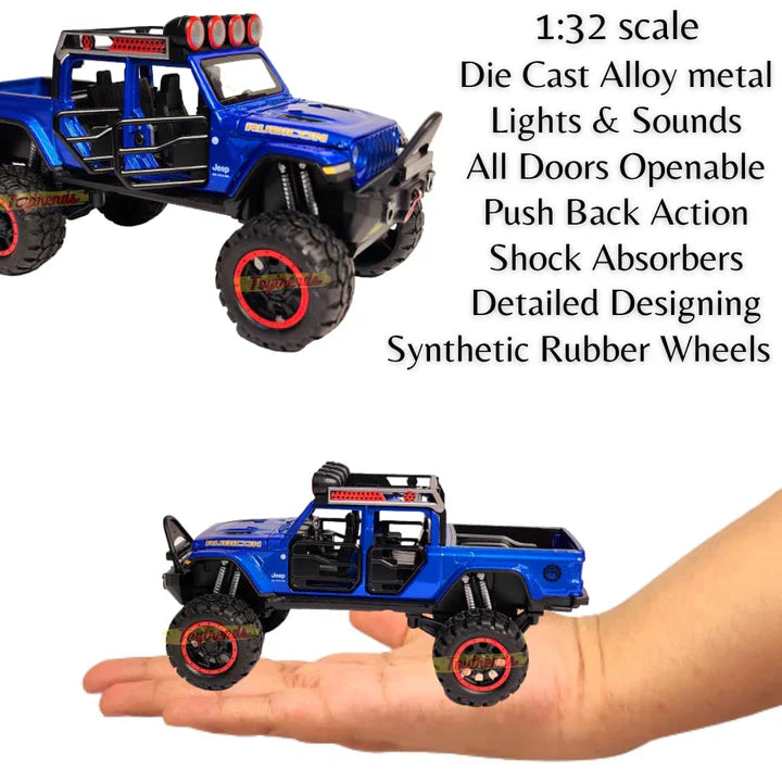 Jeep Car Ru Bcon - Diecast Metal Car - Scale 1:32