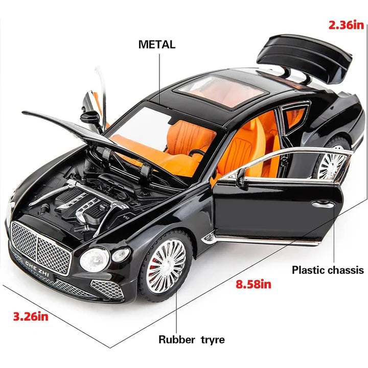 Bentley Continental Gt- Diecast Metal Car - Scale 1:24