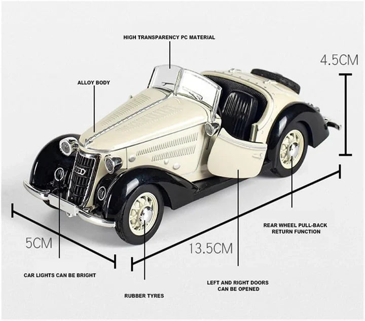 Audi Rover Wanderer W-25k - Diecast Metal Car - Scale 1:24/1:32