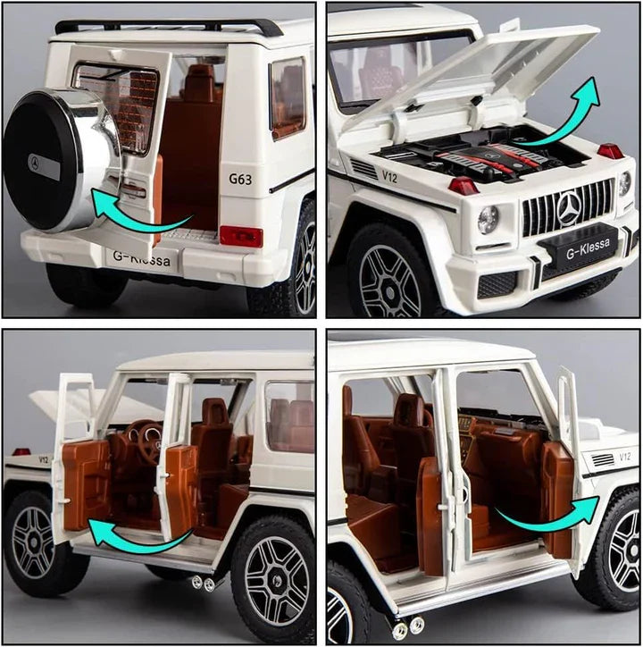 Mercedes Benz G-klessa G-63- Diecast Metal Car - Scale 1:24