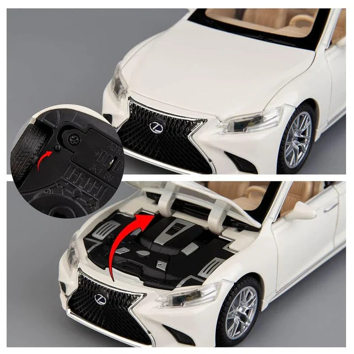 Lexus Ls500h - Diecast Metal Car - Scale 1:32