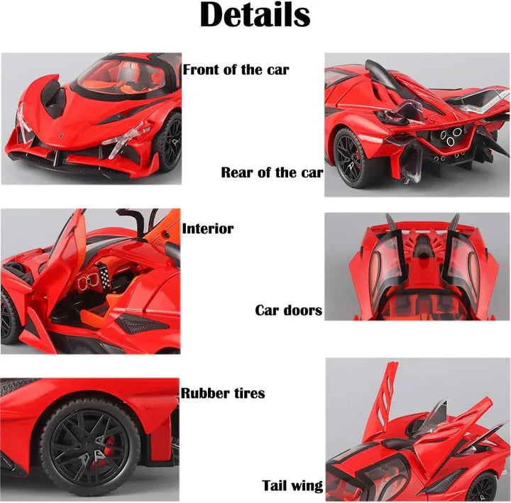 Apollo Sport - Diecast Metal Car - Scale 1:24/1:32
