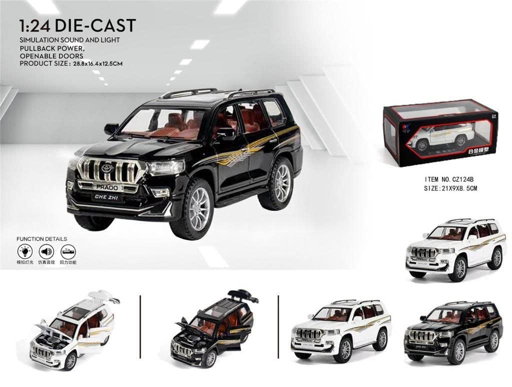Toyota Land Cruiser Prado - Diecast Metal Car - Scale 1:32 / 1:24