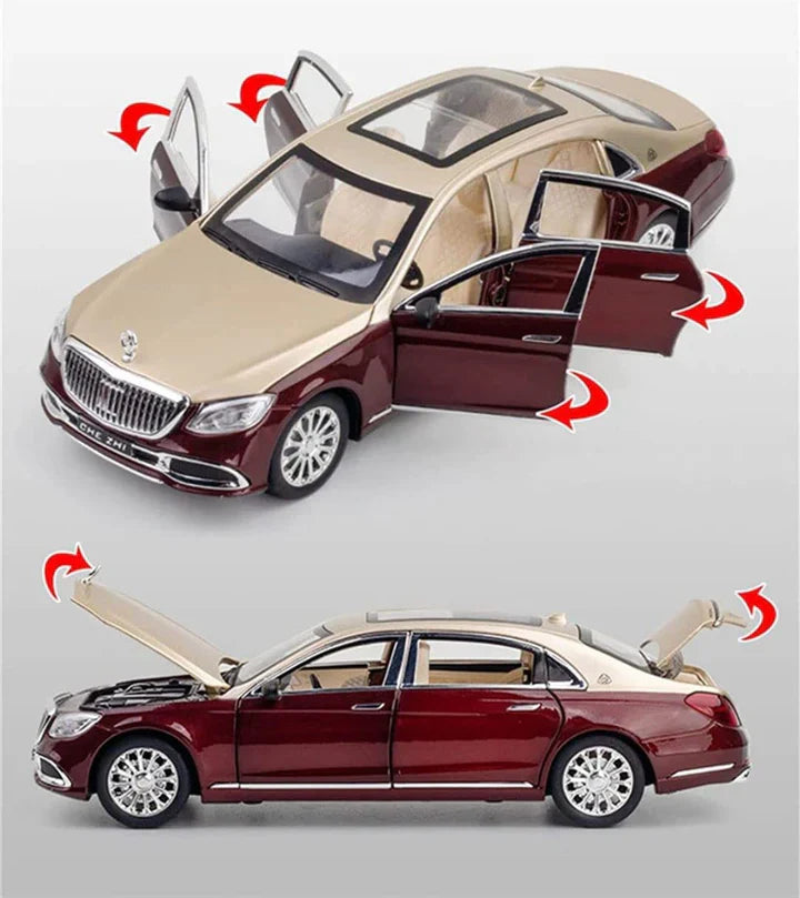 Mercedes Benz Maybach S600 - Diecast Metal Car - Scale 1:24