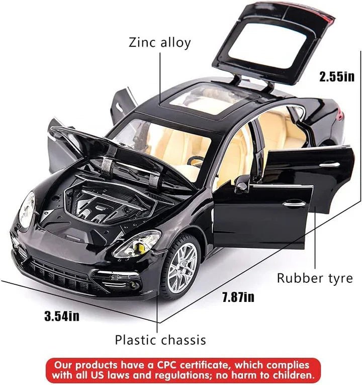 BIG SIZE PORCHE PALAMORA - Diecast Metal Car - Scale 1:24