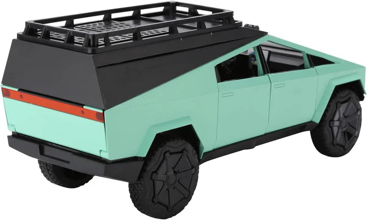 Tesla Cybertruck Pickup Camping RV - Diecast Metal Car - Scale 1:24