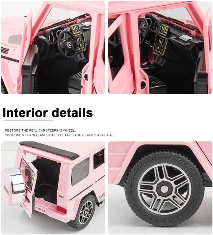 Mercedes Benz G-klessa G-63- Diecast Metal Car - Scale 1:24