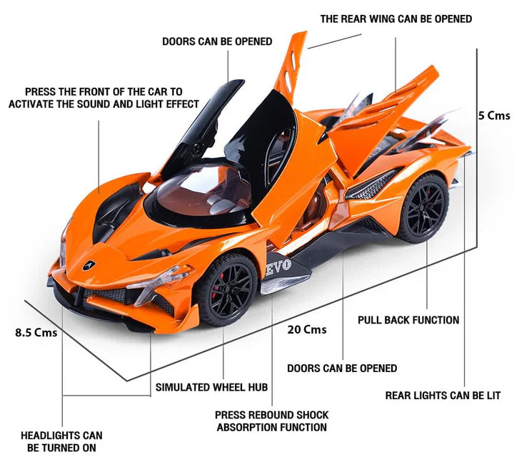 Apollo Sport - Diecast Metal Car - Scale 1:24/1:32