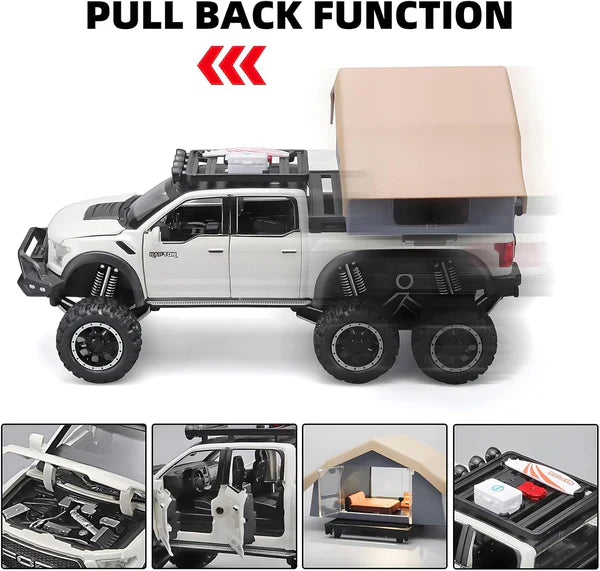 Raptor F-150 Pick Up for Kids - Diecast Metal Car - Scale 1:24