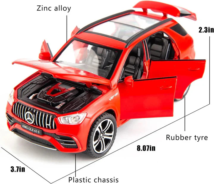 Mercedes Benz Gtr Gle 63s- Diecast Metal Car - Scale 1:32