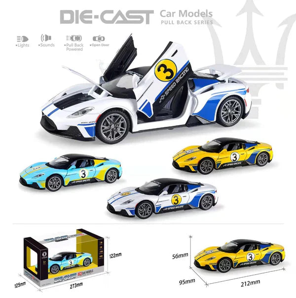 Maserati Mc20 - Diecast Metal Car - Scale 1:24