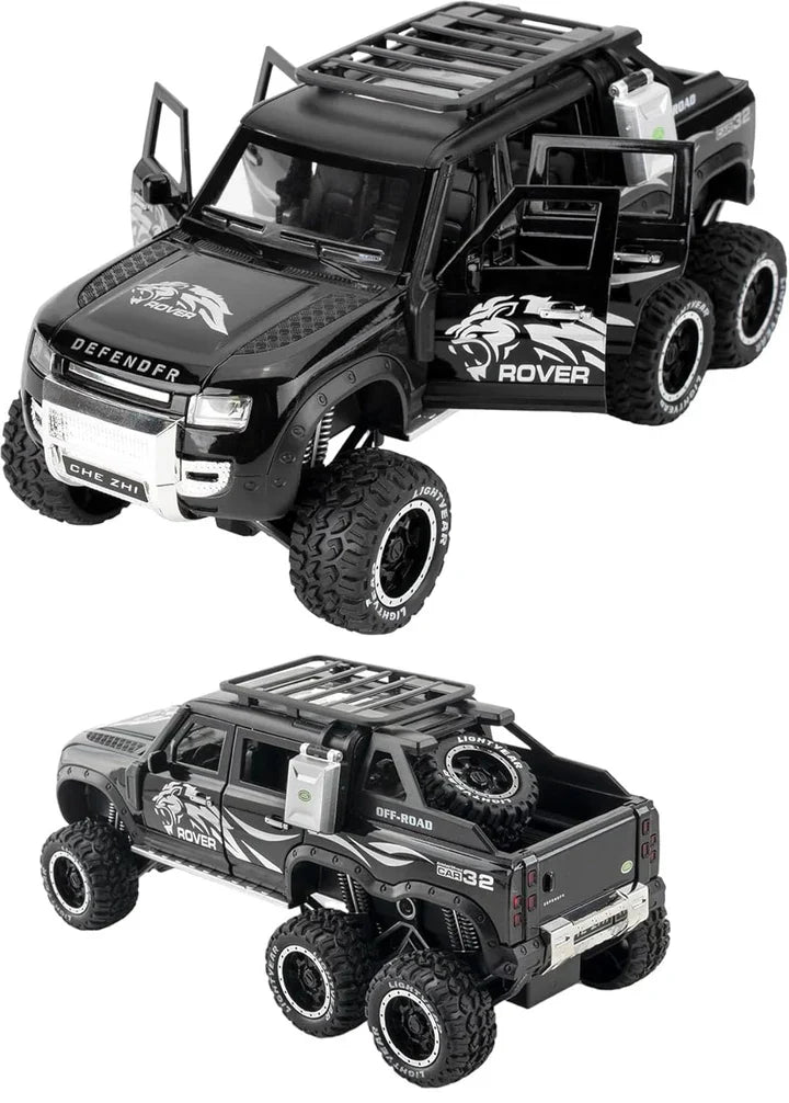 Land Rover Defender Guard 6x6 - Diecast Metal Car - Scale 1:24