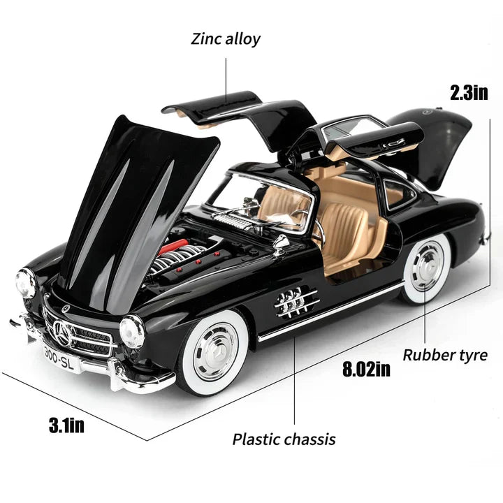 1954 Mercedes-Benz 300SL W198 - Diecast Metal Car - Scale 1:24