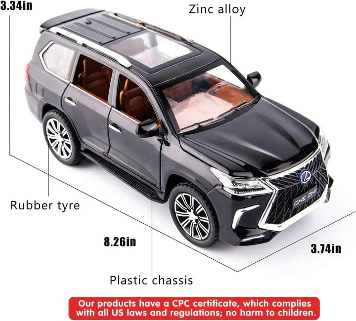Lexus Lx570 - Diecast Metal Car - Scale 1:24/1:32