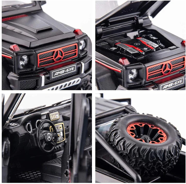 Mercedes AMG 6X6 - Diecast Metal Car - Scale 1:24